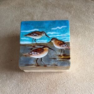 Handcrafted Bird Art Box